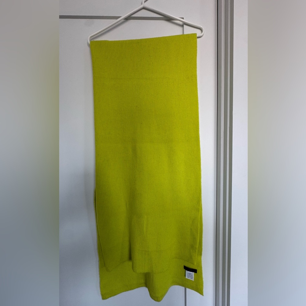 Chartreuse J. Crew Scarf